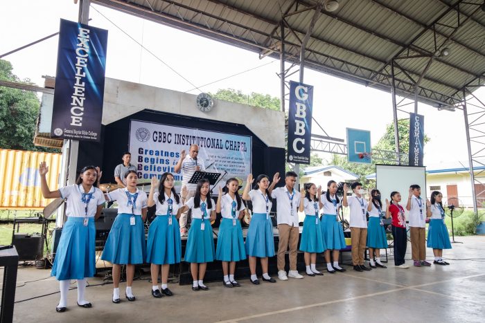 SSG Officers Installation during intitutional Chapel SSG Officers Installation